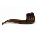Cachimbo Bertoldi Elite Natural Curvo Peça Única